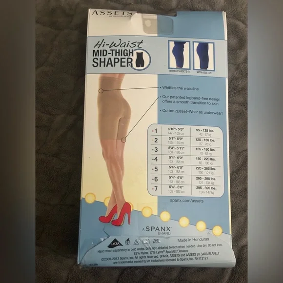 SPANX Hi-Waist Mid-Thigh Shaper in Tan/ Nude | Size XL - Picture 2 of 3